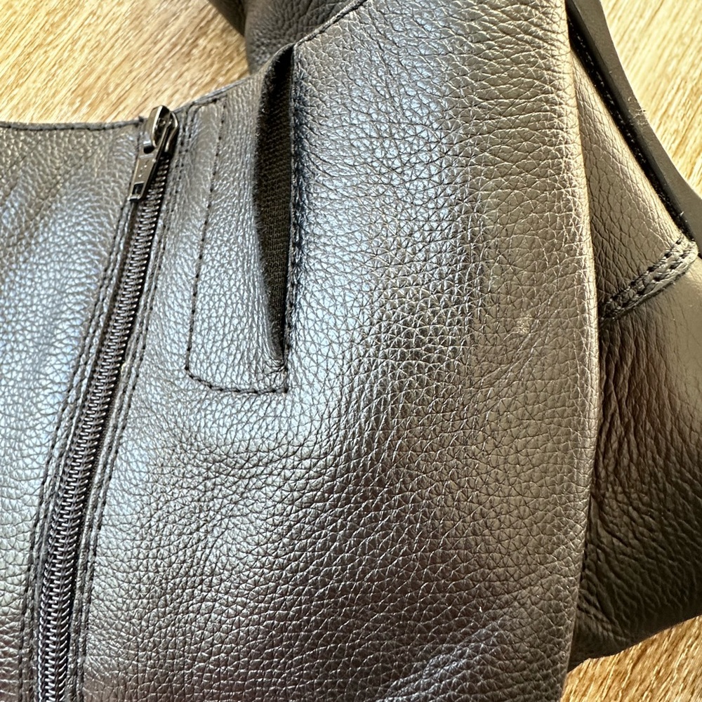 Nine West Black Leather Heeled Boots - Picture 4 of 7